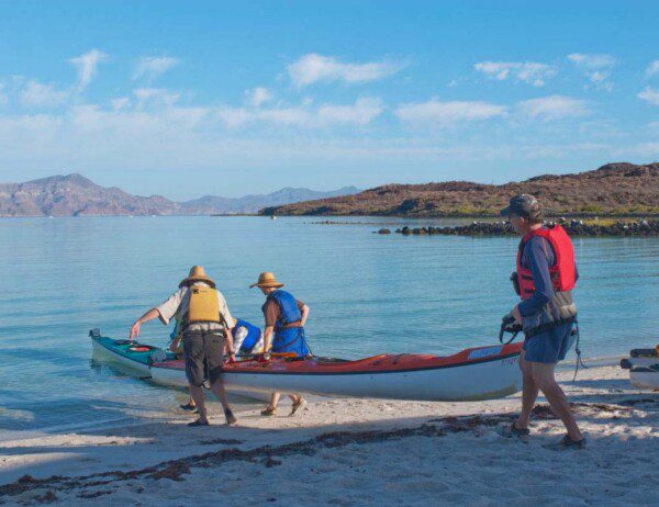 setting off to paddle loreto to mulege