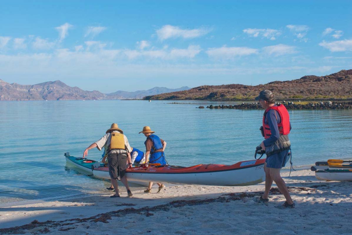 setting off to paddle loreto to mulege