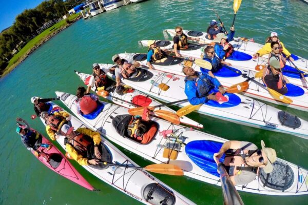 kayak team getting ready for the Regatta kayak team getting ready for the Regatta