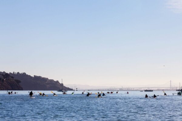 group of paddlers at the regatta san francisco group of paddlers at the regatta san francisco