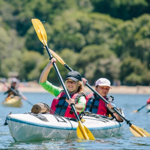 KidsCamp_TomalesBay-2 Kids paddling at our kids camp in Sausalito