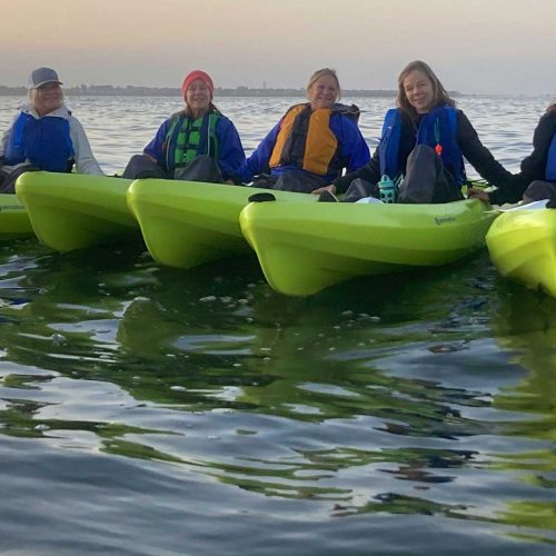 Group-on-a-kayak-tour corporate kayak tour