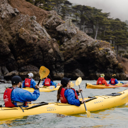 95-CB7A6991 Kayaking the rocky coastline just north of San Franscisco
