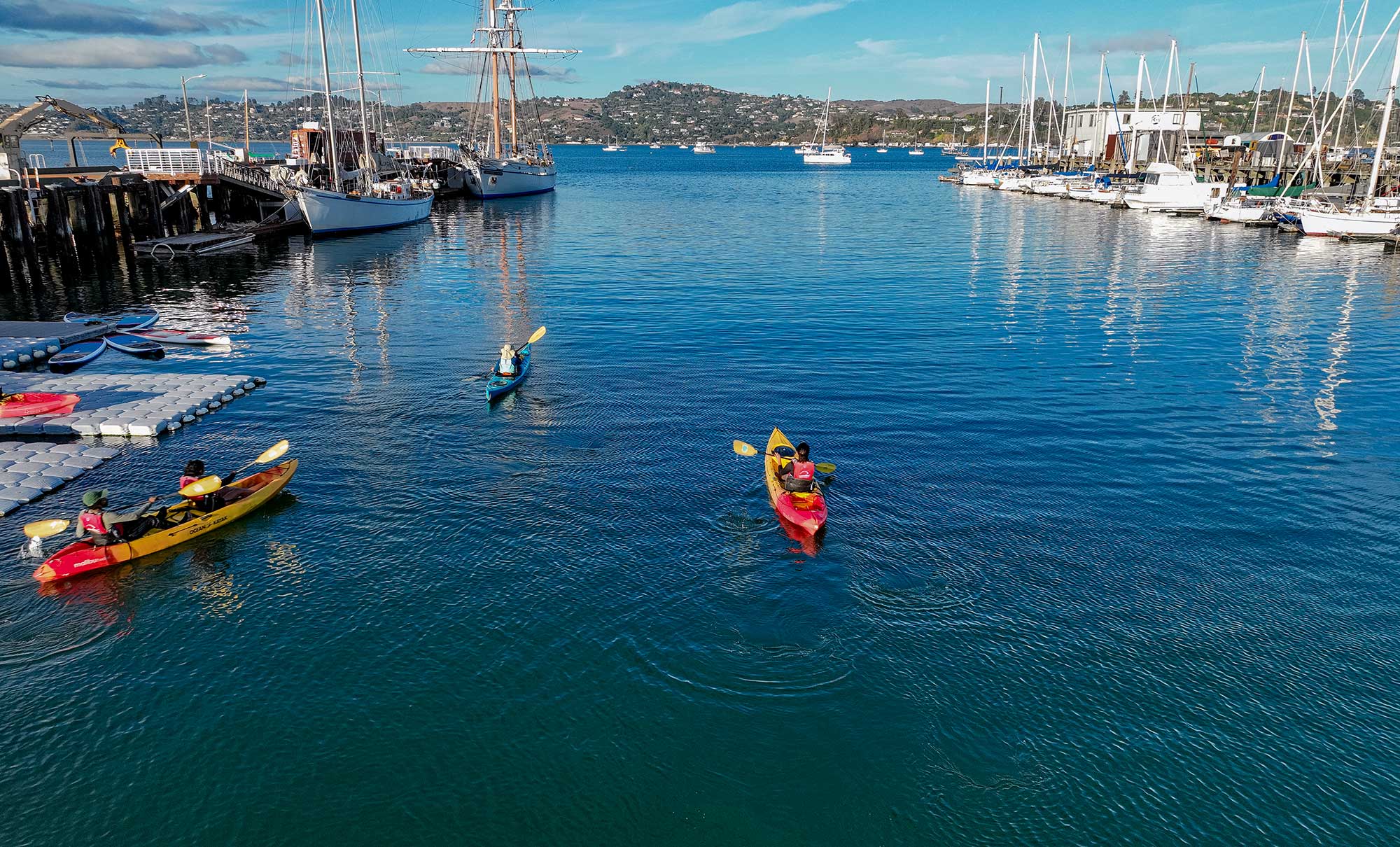 paddling-out-of-sausalito